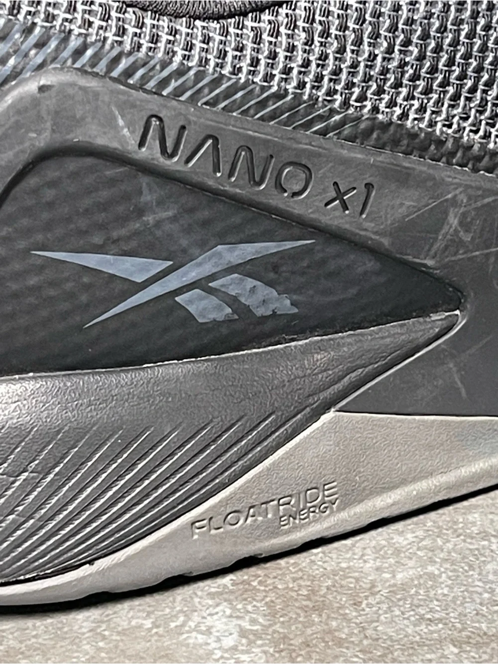Reebok Nano X1 Men's Graphite Cross-Training Shoes Size 11.5